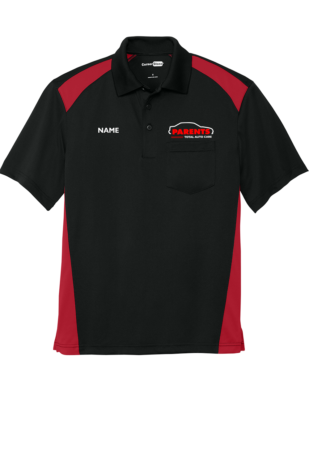 Parents Tech Snag Proof Colorblock Pocket Polo