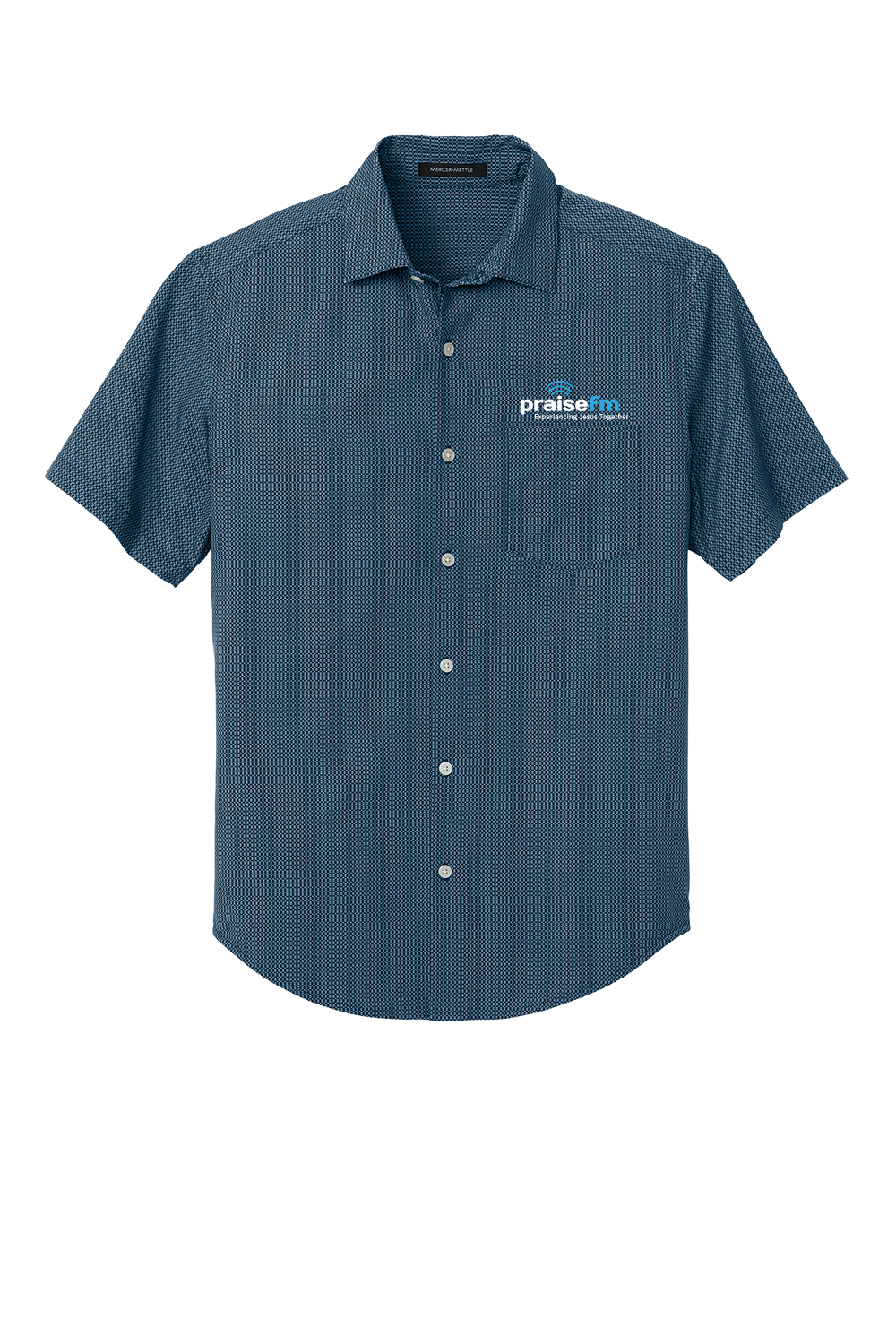 PraiseFM Men's Short Sleeve UV Capital Tech Shirt