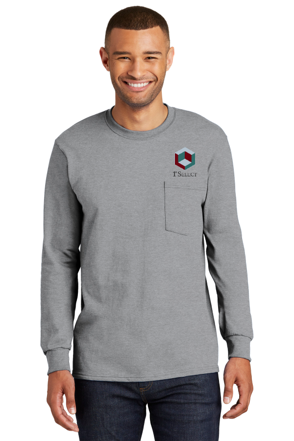 1st Select Tall Long Sleeve Essential Pocket Tee