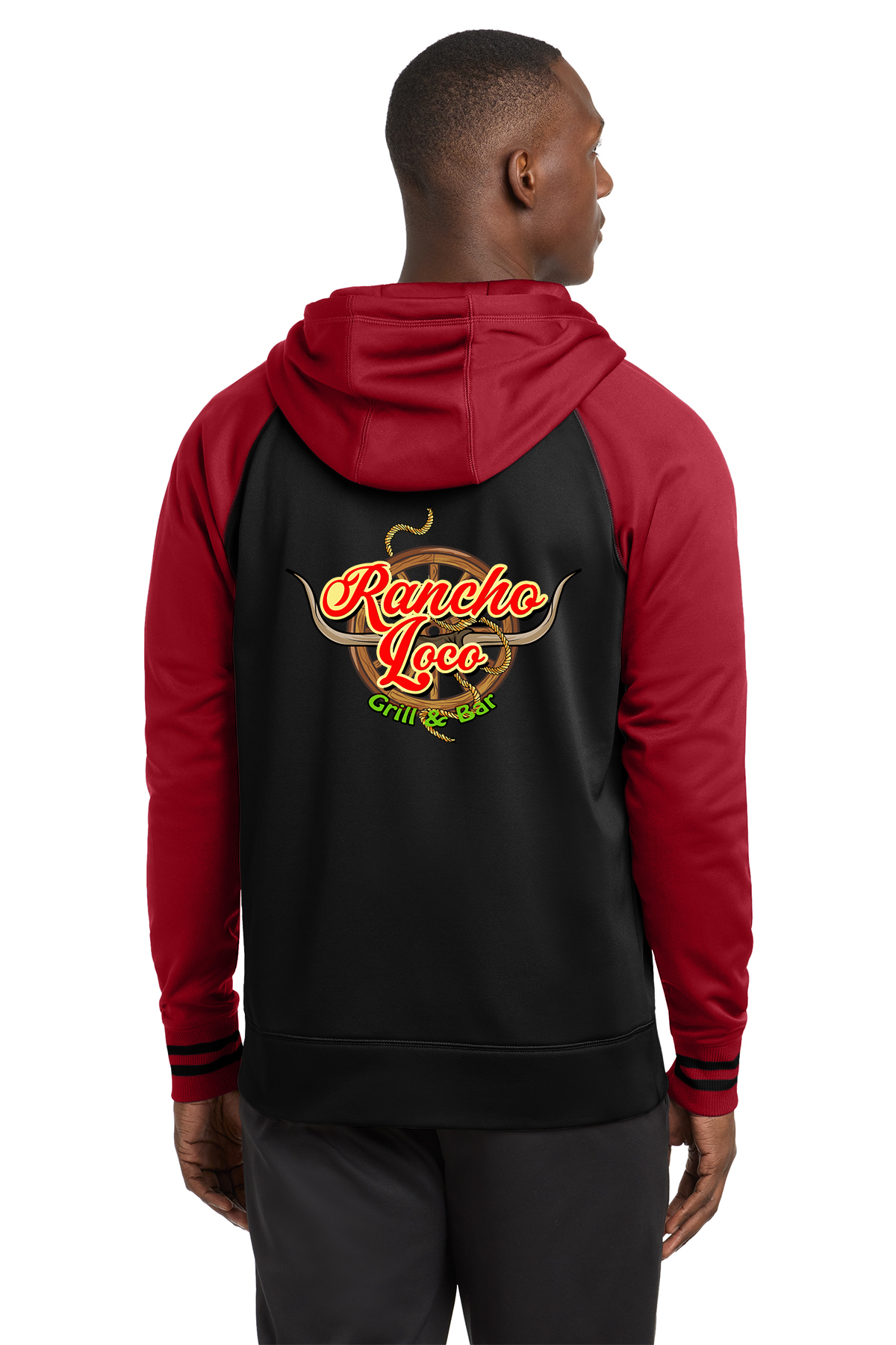 Rancho Loco Performance Full Zip Varsity Hooded Sweatshirt