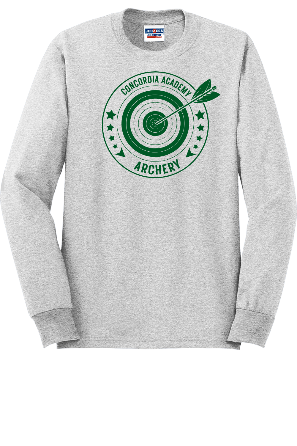 Concordia Academy Dri Power 50/50 Cotton/Poly Long Sleeve Tshirt