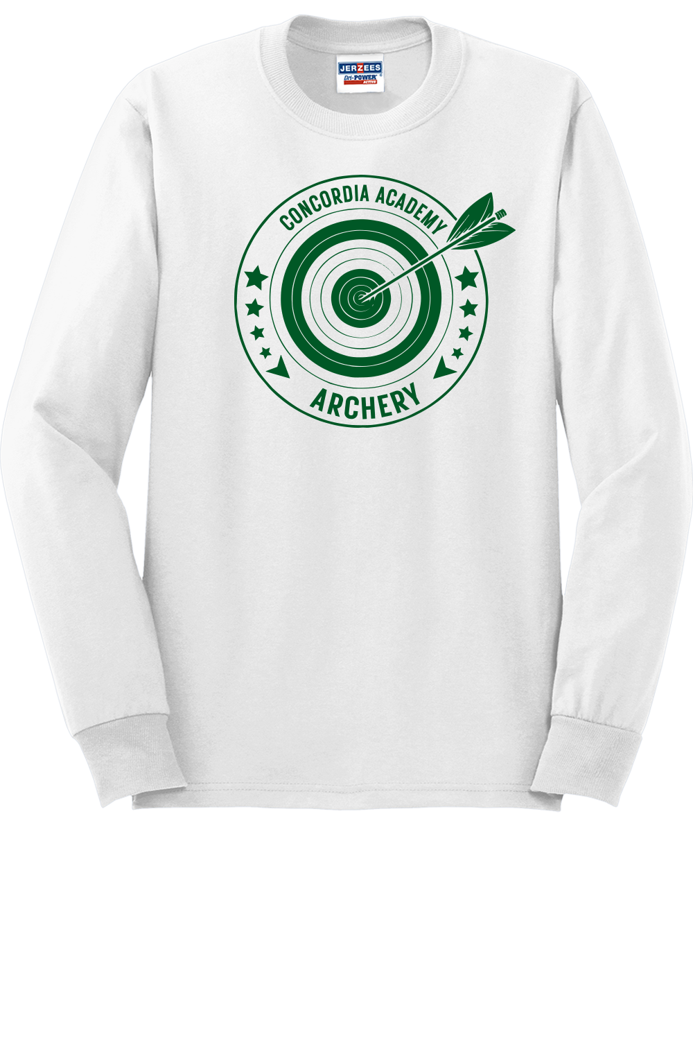 Concordia Academy Dri Power 50/50 Cotton/Poly Long Sleeve Tshirt