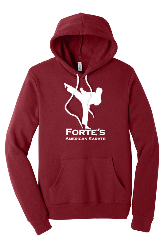 Forte Fall Unisex Sponge Fleece Pullover Hoodie
