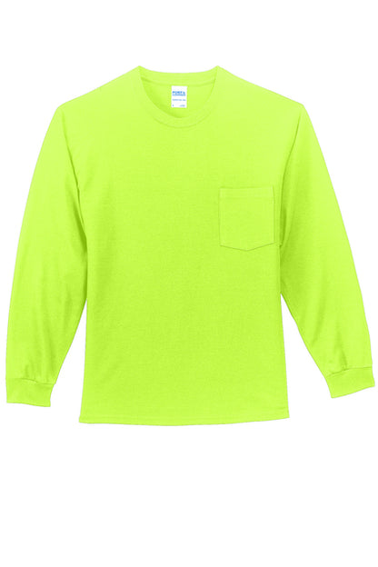 Standard Unisex Long Sleeve Pocket Tshirt