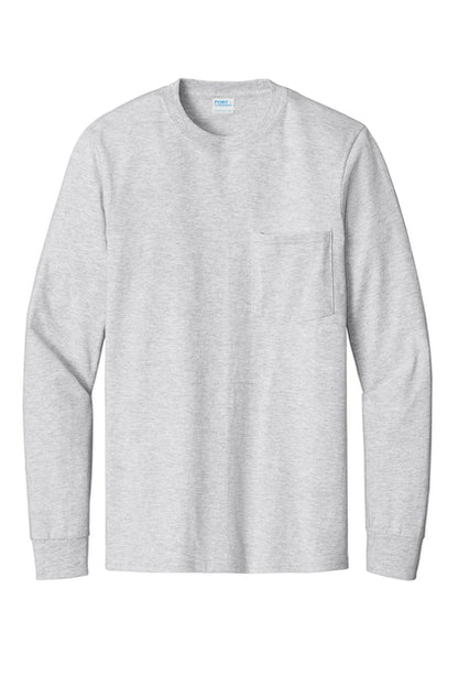 Standard Unisex Long Sleeve Pocket Tshirt
