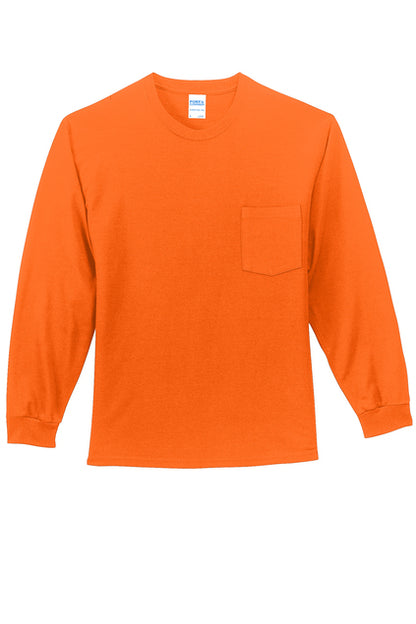 Standard Unisex Long Sleeve Pocket Tshirt