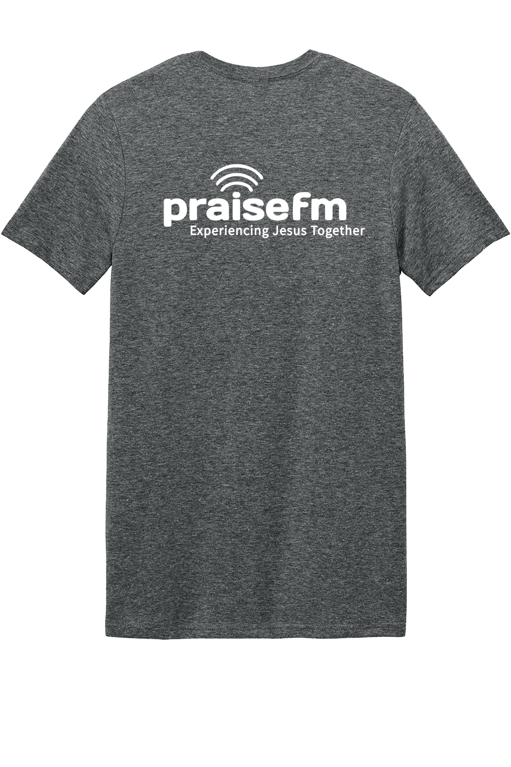 Heathered Dark Grey-Back