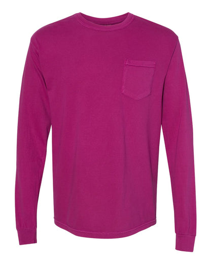 Premium Unisex Long Sleeve Pocket Tshirt
