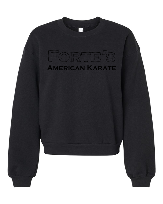 Forte's Fall Women's Fleece Crewneck Sweatshirt