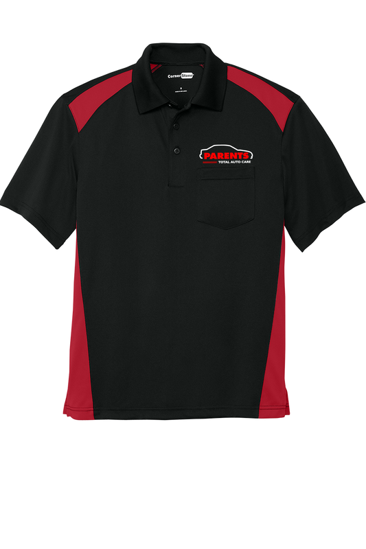 Parents Tech Snag Proof Colorblock Pocket Polo