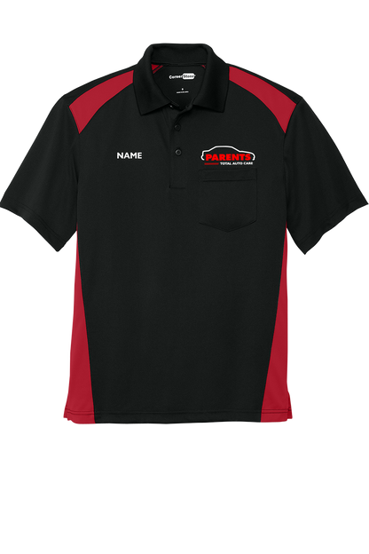 Parents Tech Snag Proof Colorblock Pocket Polo