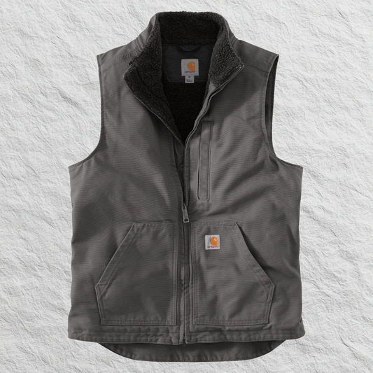 Ultra Premium Sherpa-Lined Mock Neck Vest