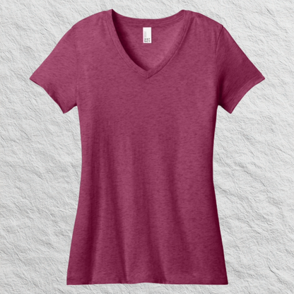 Premium Ladies V-Neck Tshirt
