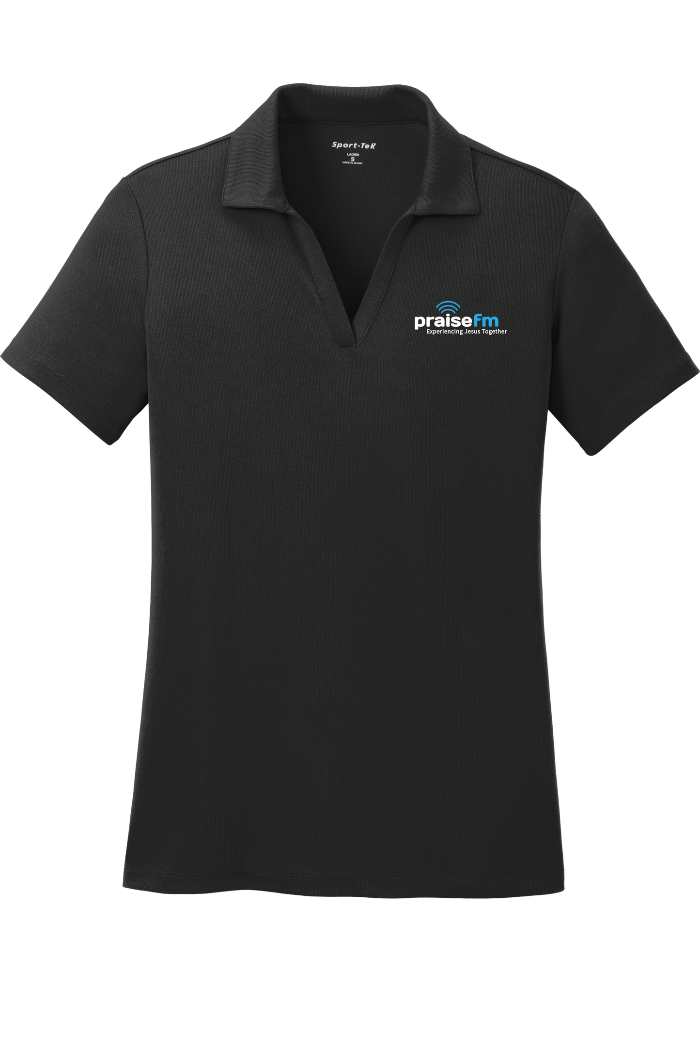 PraiseFM Women's Racer Mesh Breathable Polo
