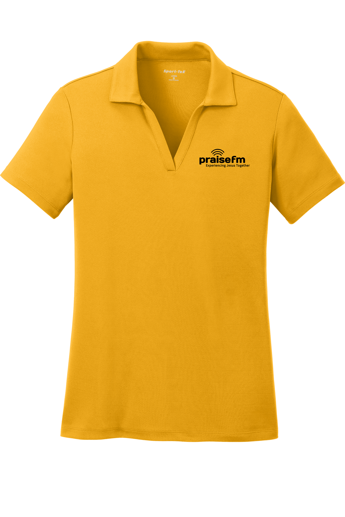 PraiseFM Women's Racer Mesh Breathable Polo