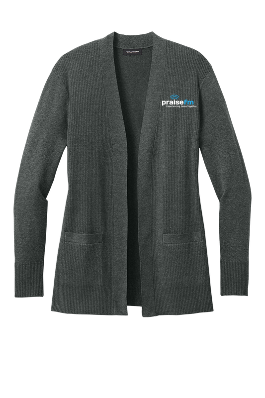 PraiseFM Women's Easy Care Open-Front Cardigan Sweater