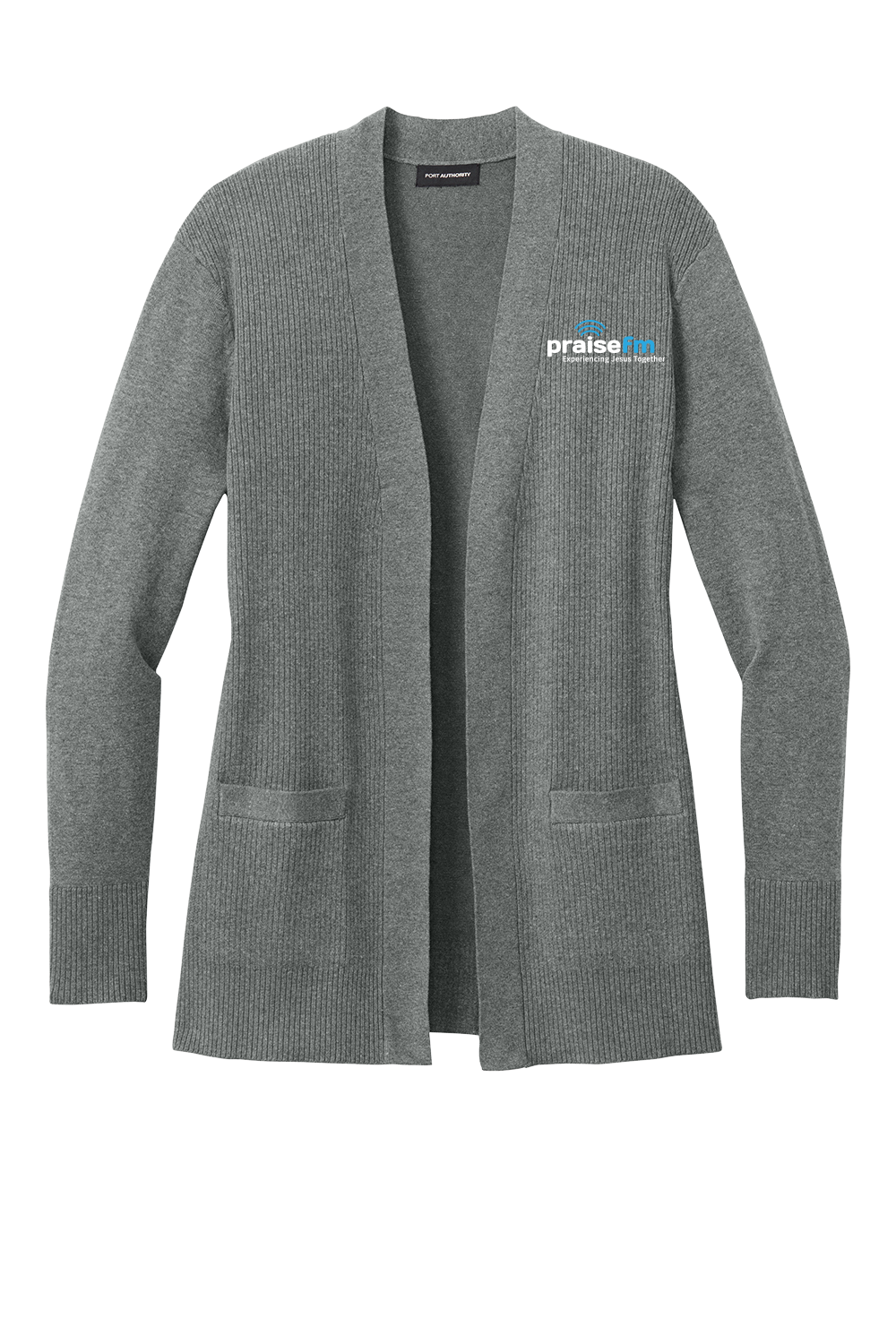 PraiseFM Women's Easy Care Open-Front Cardigan Sweater