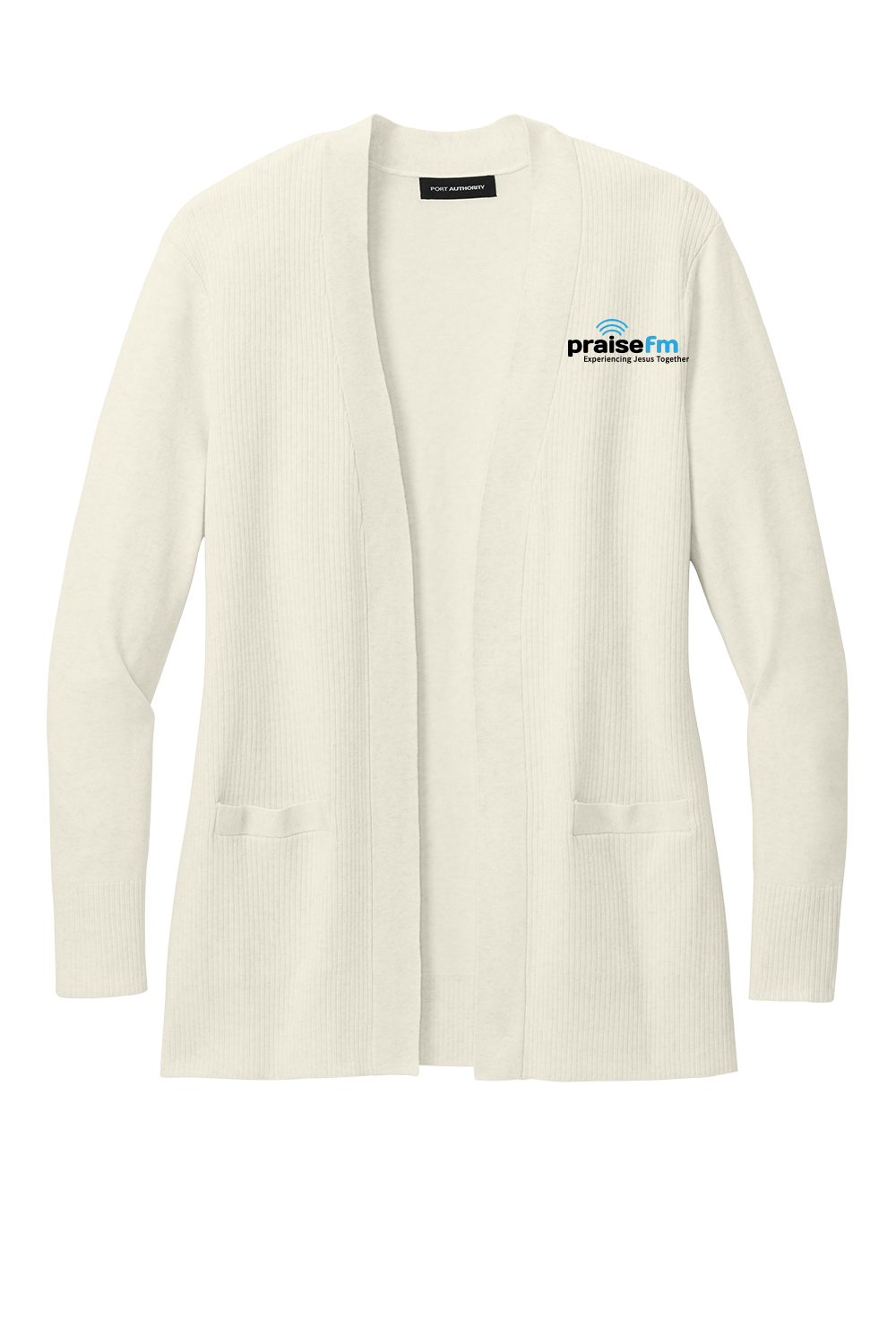 PraiseFM Women's Easy Care Open-Front Cardigan Sweater