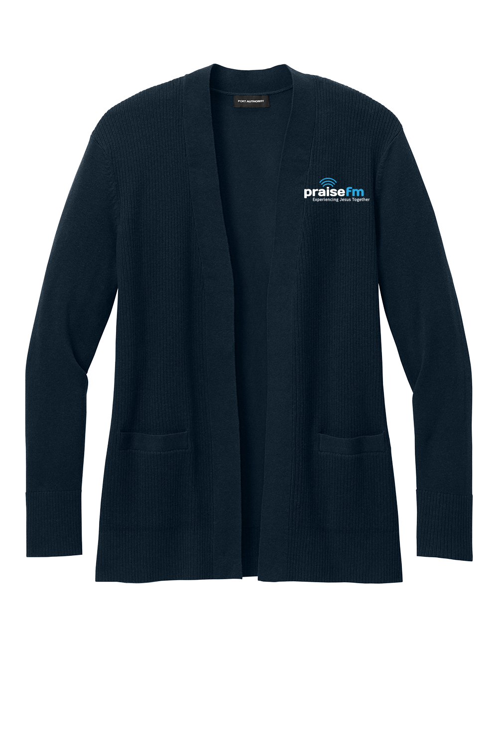 PraiseFM Women's Easy Care Open-Front Cardigan Sweater