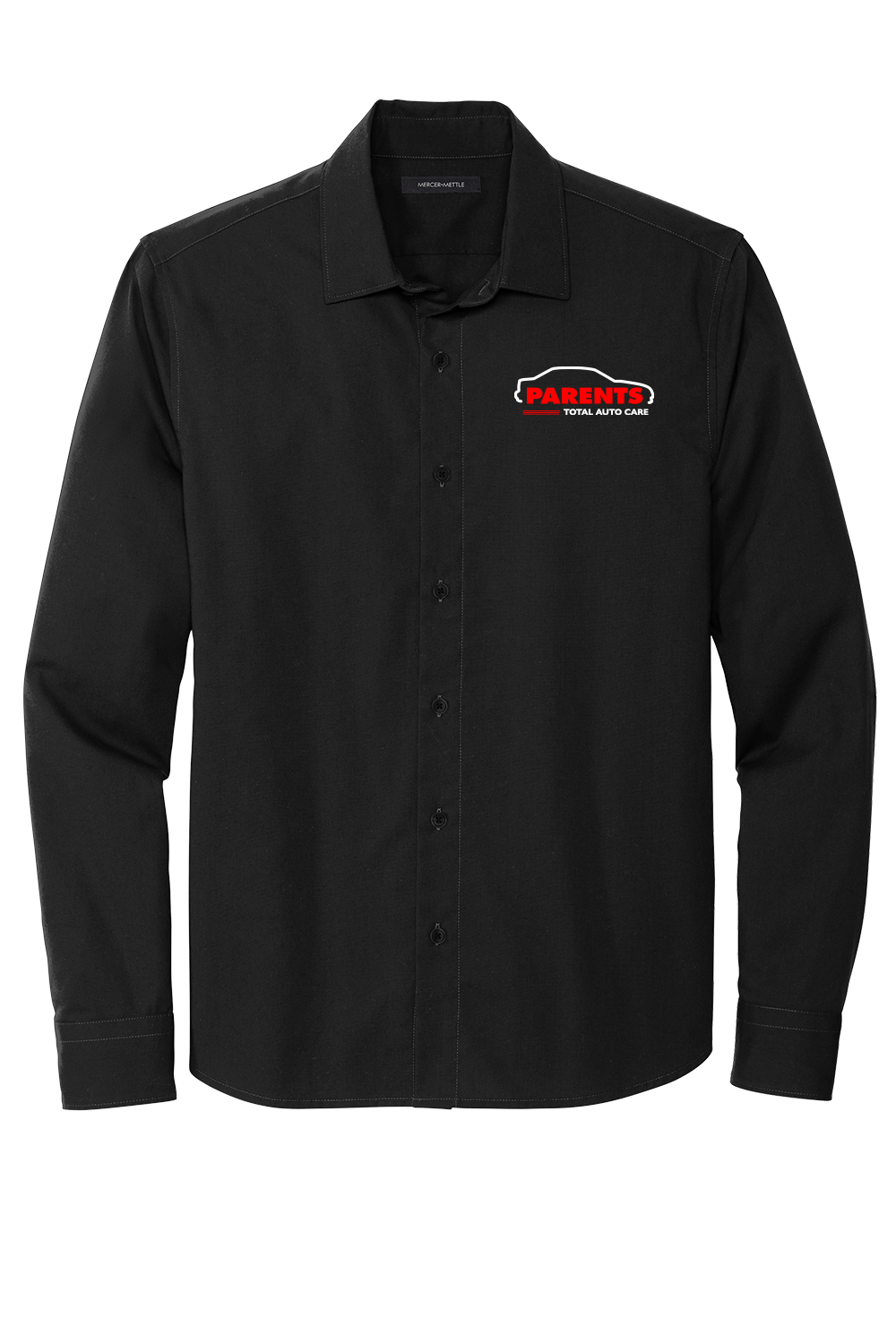 Parents Advisor Long Sleeve Stretch Woven Shirt
