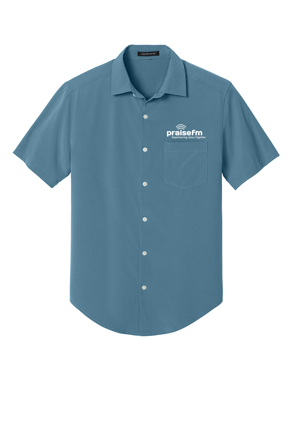 PraiseFM Men's Short Sleeve UV Capital Tech Shirt