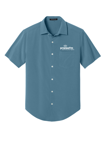PraiseFM Men's Short Sleeve UV Capital Tech Shirt