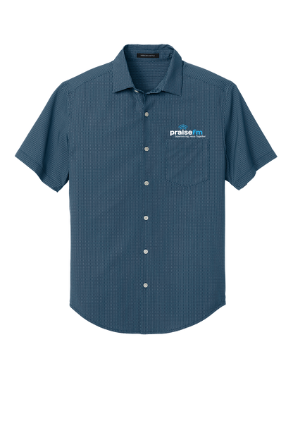 PraiseFM Men's Short Sleeve UV Capital Tech Shirt