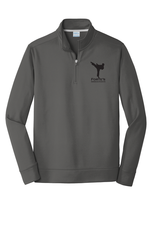 Forte's Fall Performance Fleece 1/4 Zip Pullover Sweatshirt