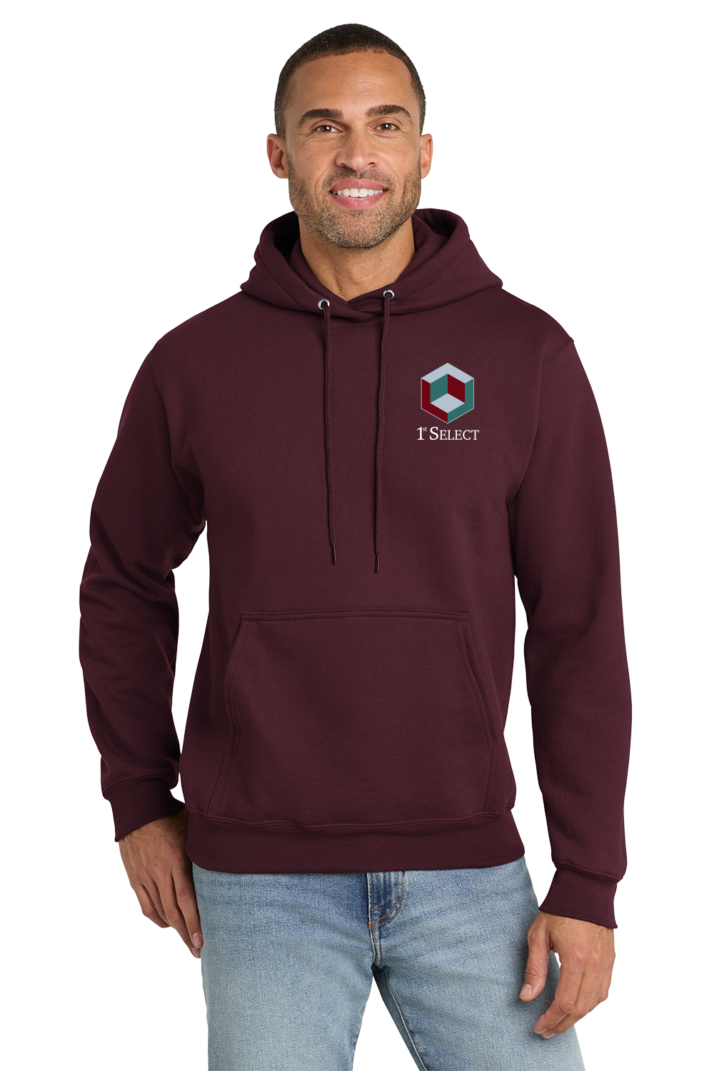 1st Select Tall Essential Fleece Pullover Hooded Sweatshirt