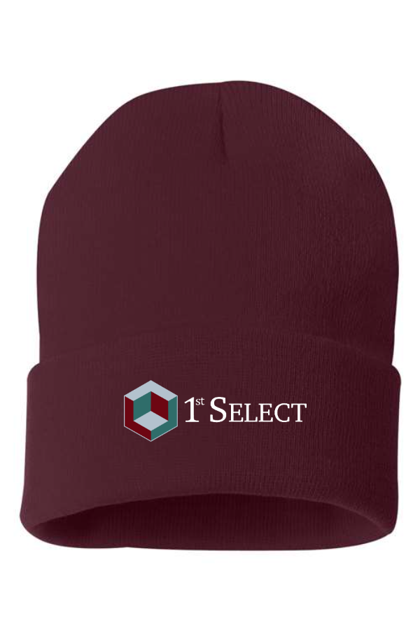 1st Select Solid Cuffed Beanie