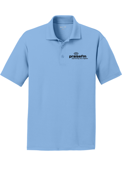 PraiseFM Unisex Breathable RacerMesh Polo