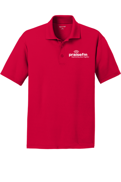 PraiseFM Unisex Breathable RacerMesh Polo