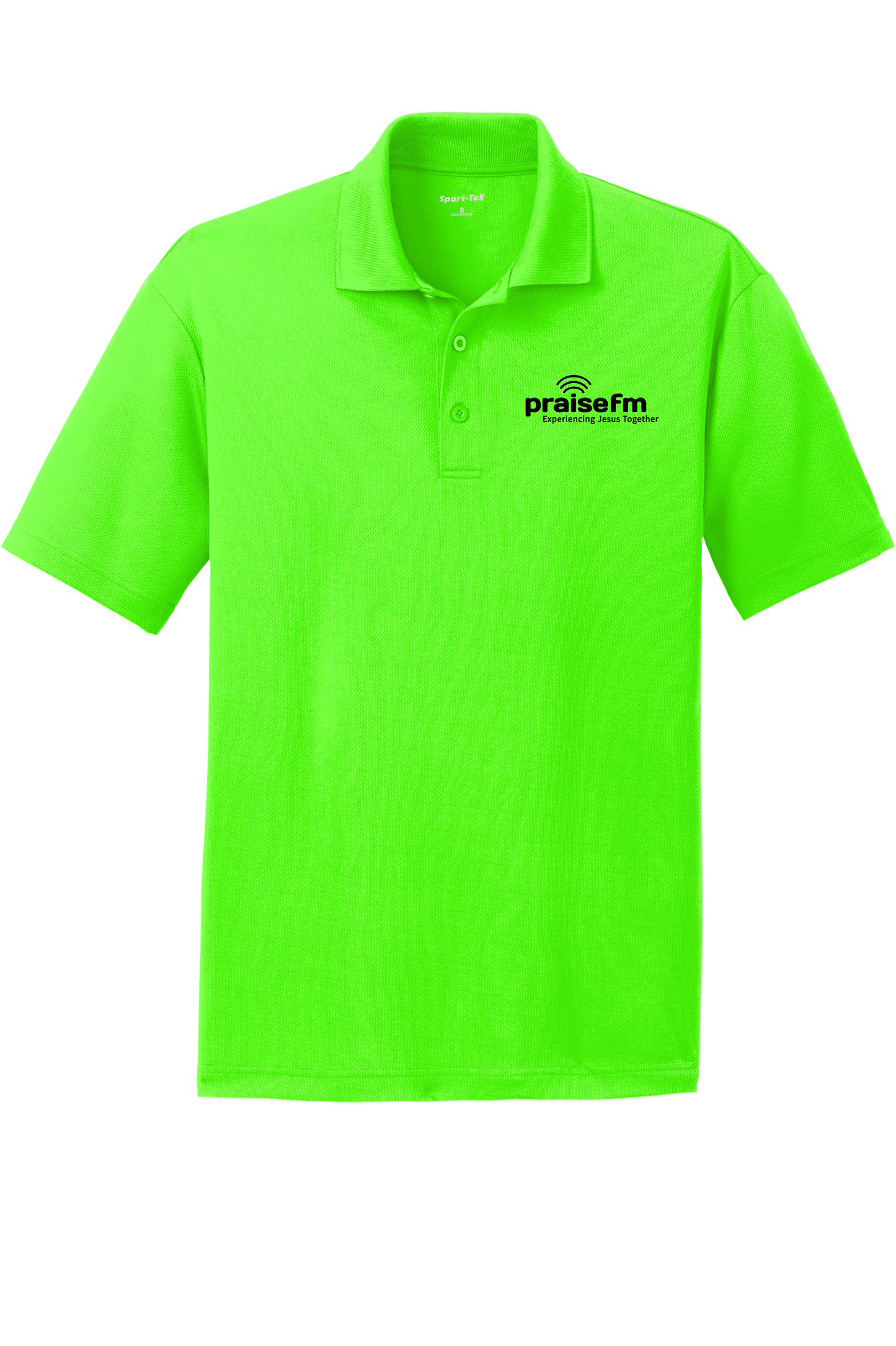 PraiseFM Unisex Breathable RacerMesh Polo