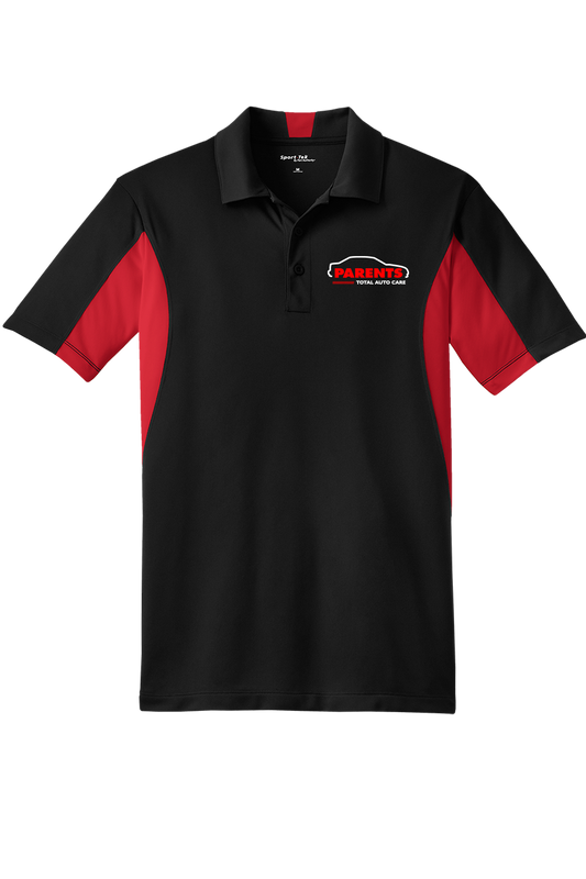 Parents Side Blocked Micropique Performance Polo