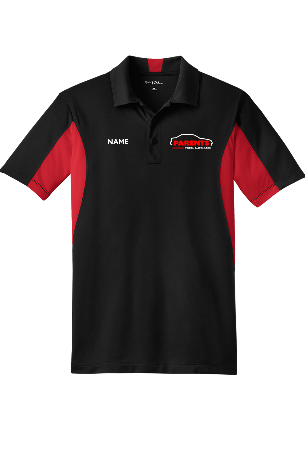 Parents Side Blocked Micropique Performance Polo