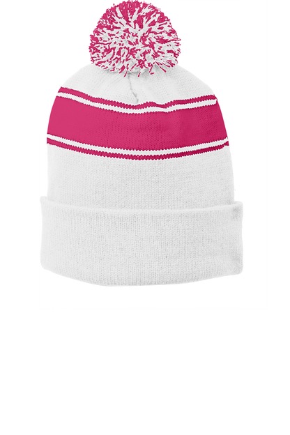 Standard Stripe Pom Pom Beanie