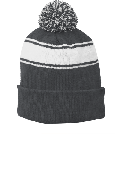 Standard Stripe Pom Pom Beanie