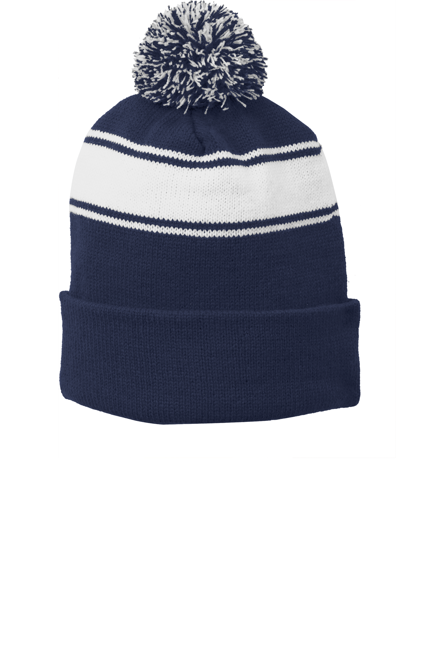 Standard Stripe Pom Pom Beanie